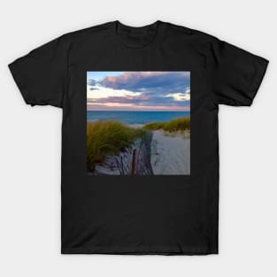 Pastel October sky over the bay T-Shirt